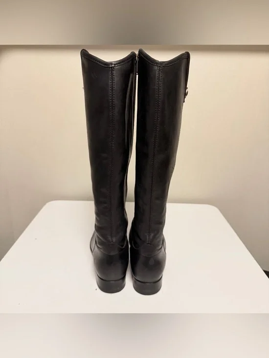 Frye Melissa Tall Riding Boot 3470412 Black Inside Zip Boots Women’s US 9.5 B - Picture 4 of 9
